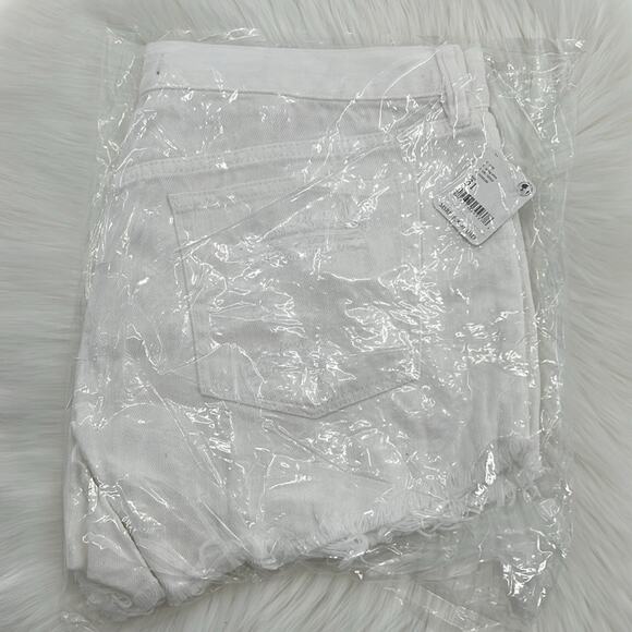 Free People Loving Good Vibrations Cut off Shorts - Spring White - 31 - NWT - Picture 4 of 5